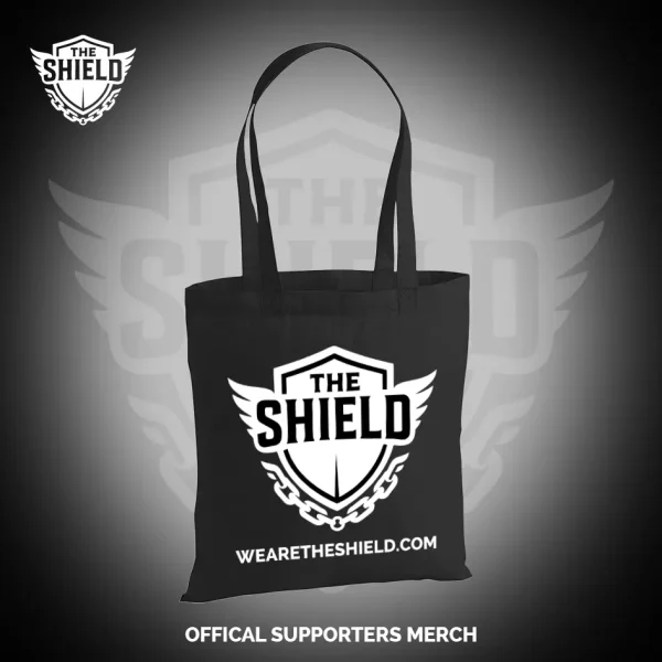 We Are The Shield Tote Bag