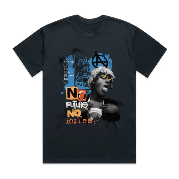 Mens No Future No Rules T-Shirt - Image 2