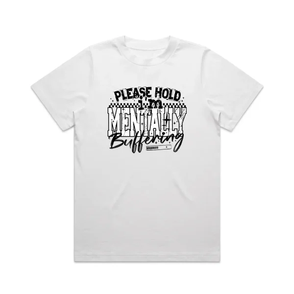 Ladies Mentally Buffering T-Shirt