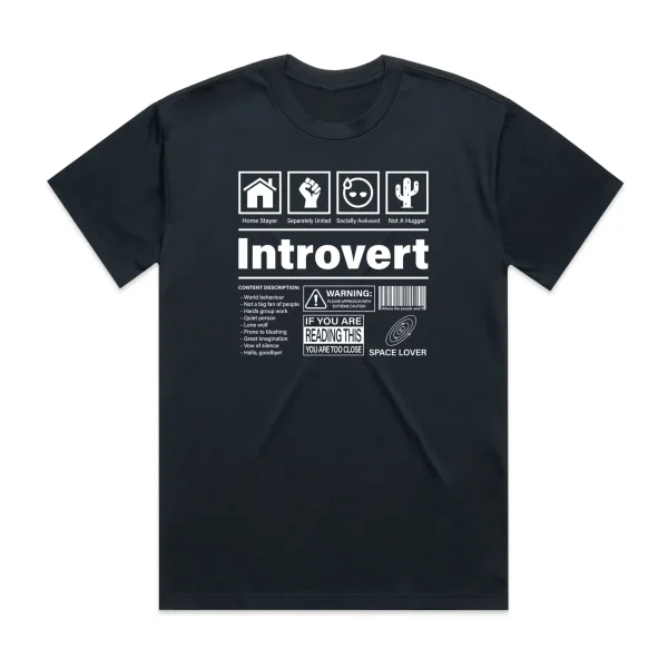 Mens Introvert T-Shirt - Image 3