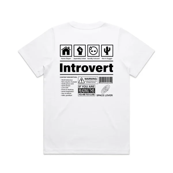 Mens Introvert T-Shirt - Image 2