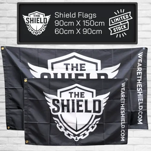 Official - We Are The Shield Supporters Flags