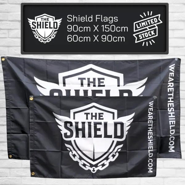Official - We Are The Shield Supporters Flags